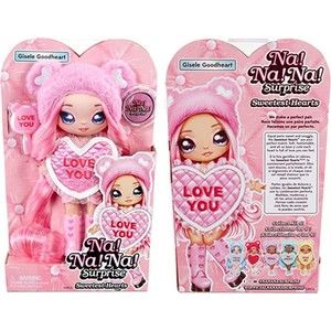 Na! Na! Na! Surprise Gisele Goodheart Pink Teddy BearInspired 7.5" Fashion Doll
